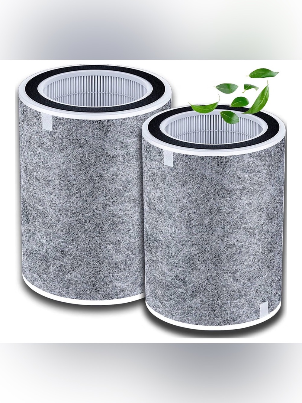2 Pack HP202 Replacement
Filter Compatible with Shark Air
Purifier HE2FKBAS